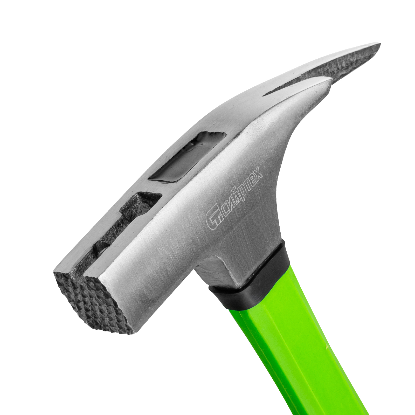 Молоток кровельщика, 600 г, фибергласовая обрезиненная рукоятка Сибртех