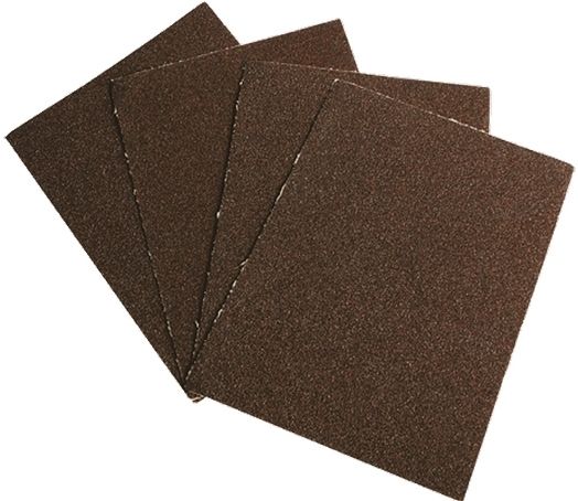 Шлифлист на тканевой основе, зернистость № 16, 240 х 170 мм, 10 шт, водостойкий, "БАЗ" Россия