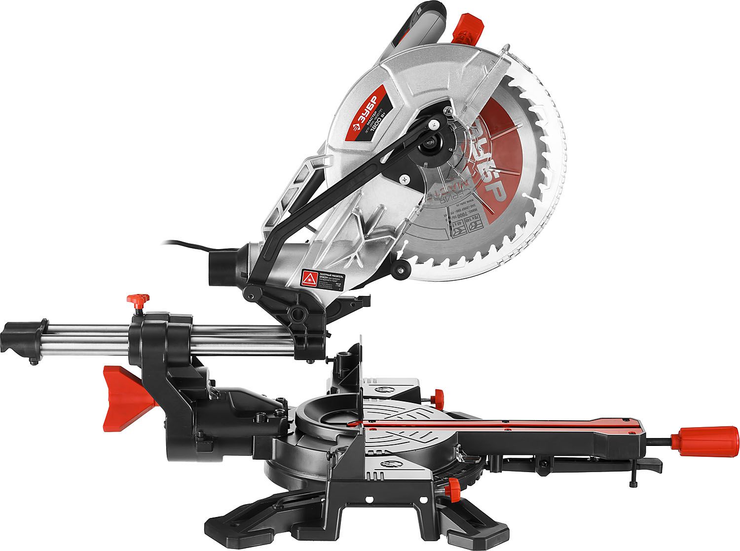 ЗУБР  ЗПТ-255-1800 ПЛ пила торцовочная с протяжкой, d 255 х 30 мм, 1800 Вт