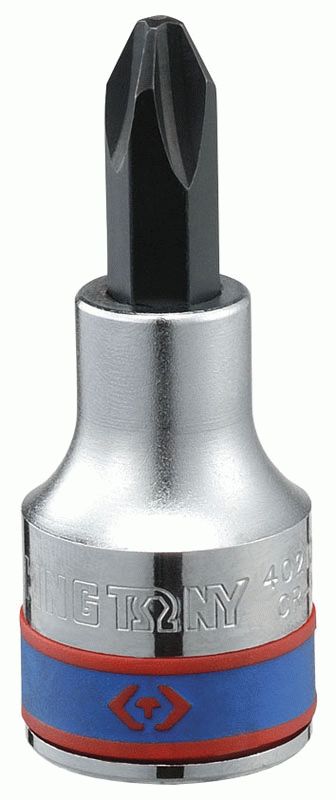 Насадка (бита) торцевая 1/2", Phillips, PH3, L = 60 мм KING TONY 402103