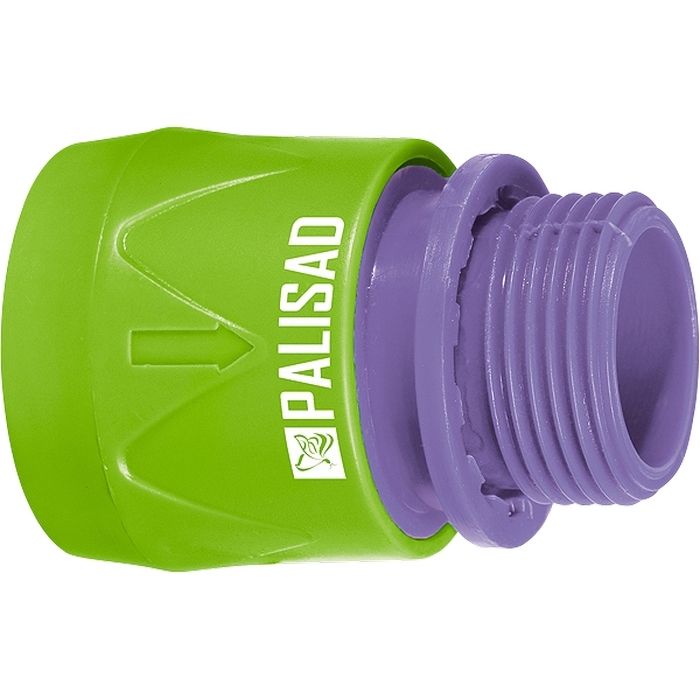 Соединитель пластмассовый, быстросъемный, внешняя резьба 3/4 Palisad