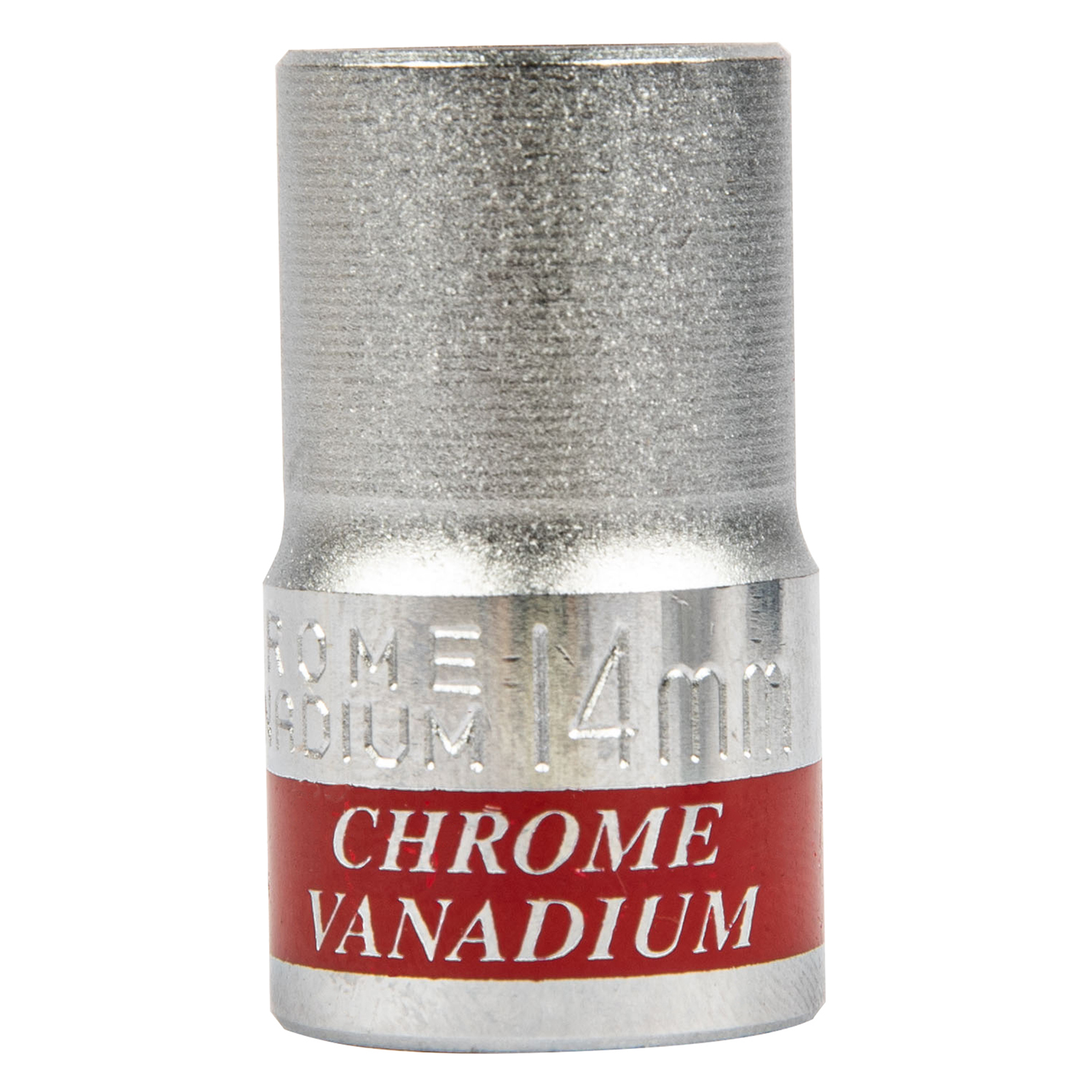 Головка торцевая, 14 мм, двенадцатигранная, CrV, под квадрат 1/2, хромированная Matrix