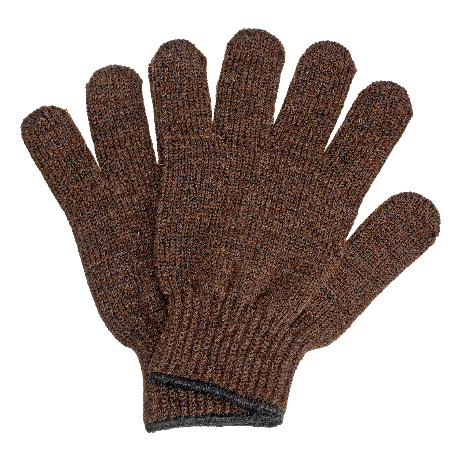 Перчатки трикотажные, верблюжья и овечья шерсть Сибртех