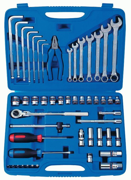 Набор инструментов универсальный, 50 предметов KING TONY 3050MR