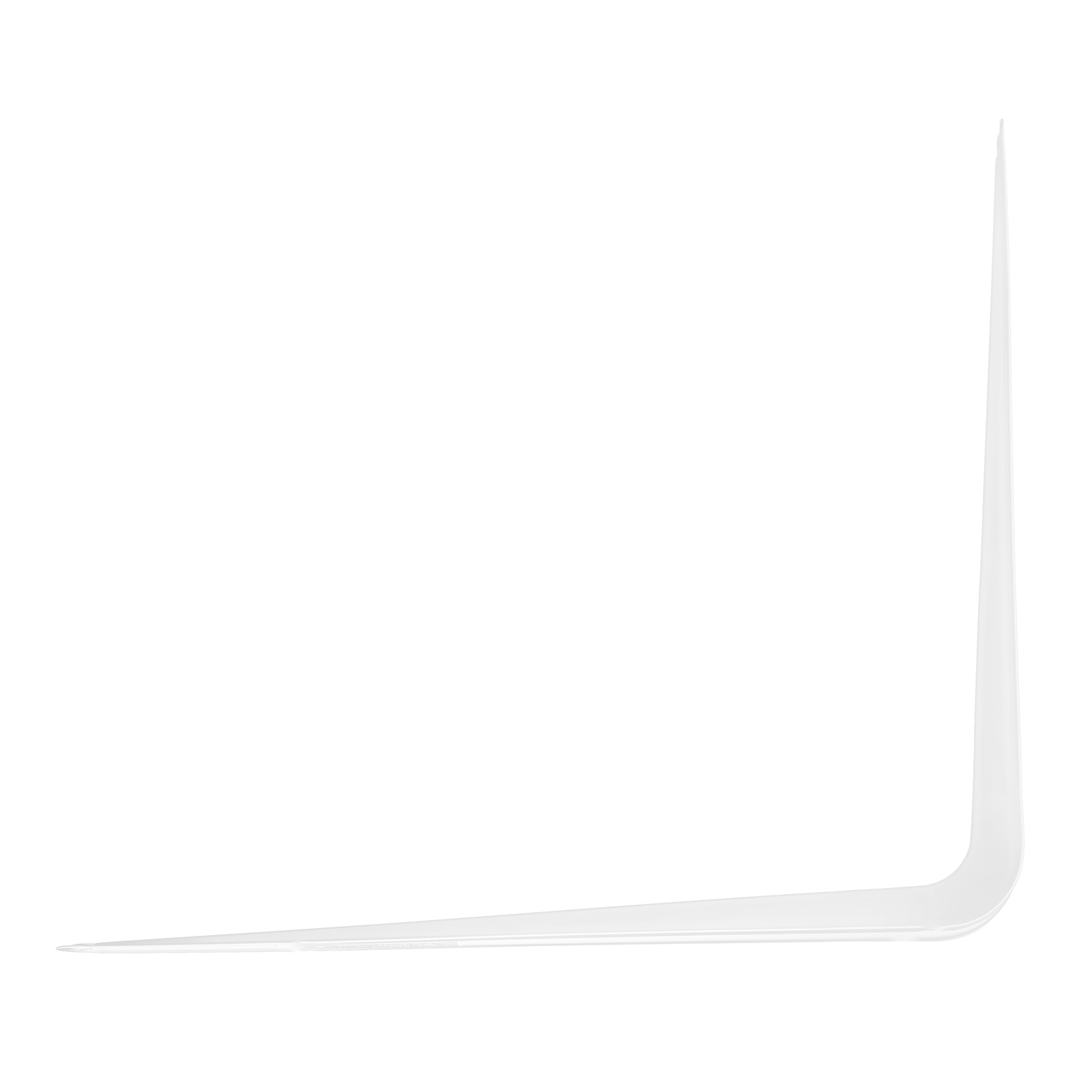 Кронштейн угловой с ребром, 350 х 400 мм, белый Сибртех