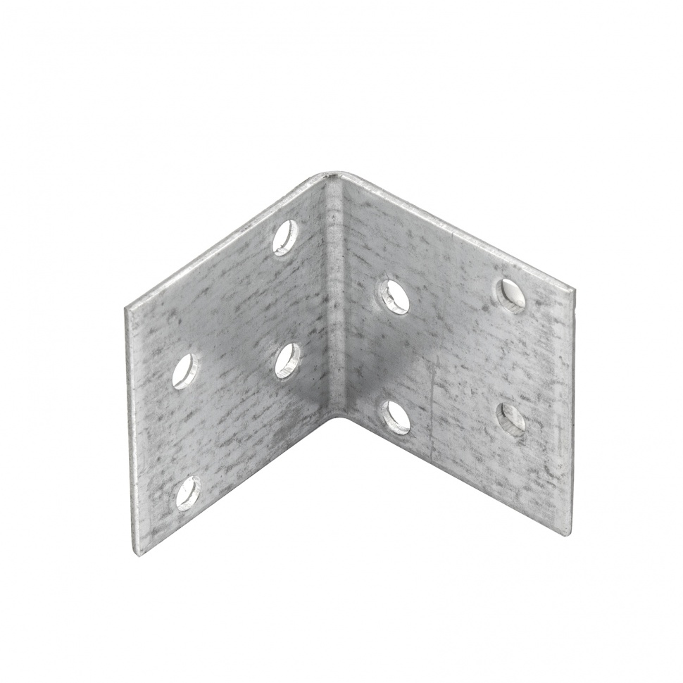 Крепежный уголок равносторонний 2 мм, KUR 40 x 40 x 40 мм Сибртех