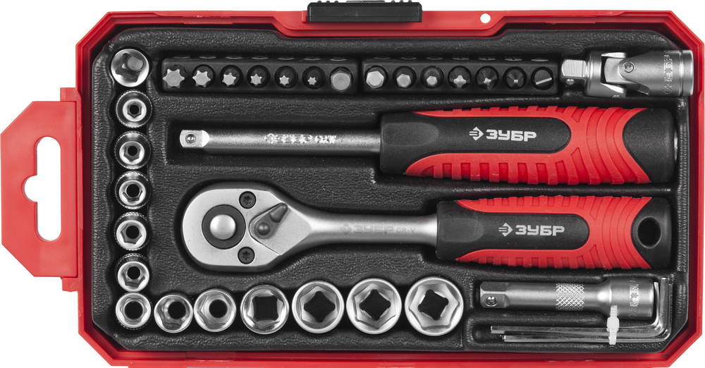 ЗУБР Компакт-35  универсальный набор инструмента 35 предм.