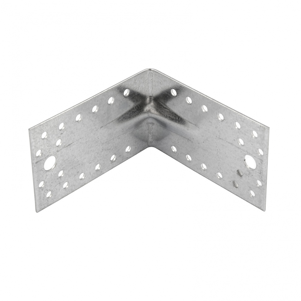 Крепежный уголок усиленный 1.7 мм, KUU 105 x 105 x 65 мм Сибртех