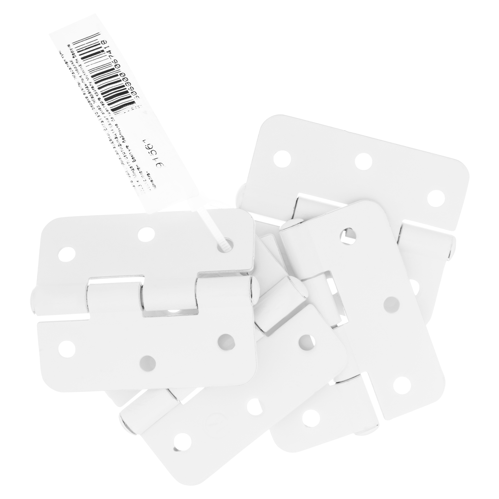 Петля накладная ПН5-60, белая, 4 шт, (Металлист)