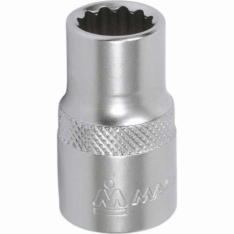 Головка торцевая стандартная двенадцатигранная 1/2", 08 мм МАСТАК 000-42008