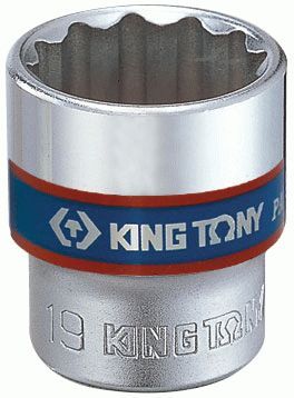 Головка торцевая стандартная двенадцатигранная 3/8", 17 мм KING TONY 333017M