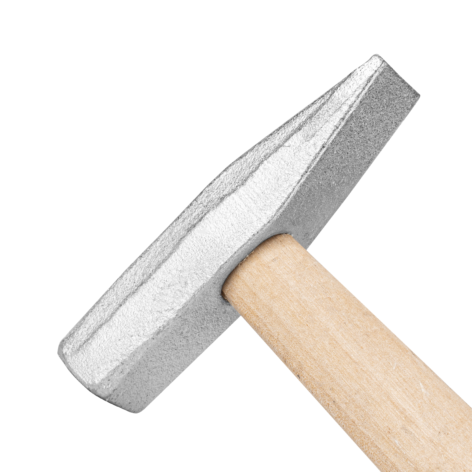 Молоток слесарный, 200 г, квадратный боек, деревянная рукоятка