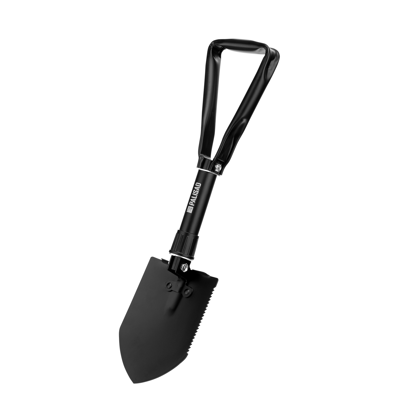 Лопата походная, 150х200х253-620 мм, цельнометаллическая, складная в чехле Palisad