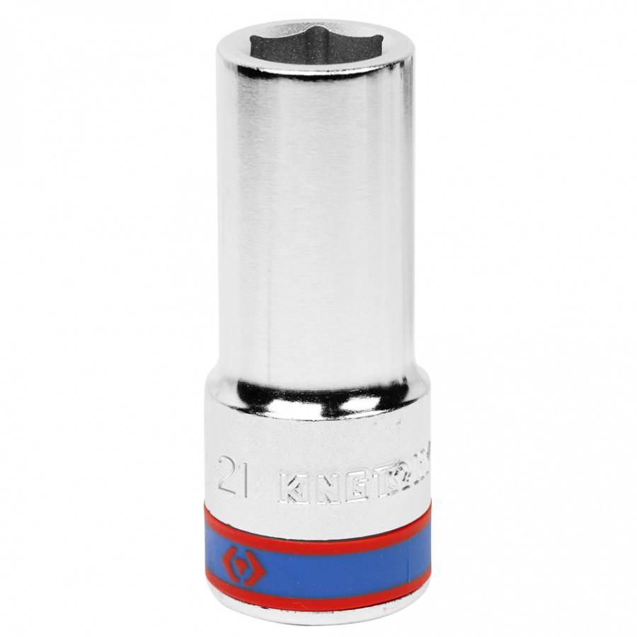 Головка торцевая глубокая шестигранная 3/4", 21 мм KING TONY 623521M