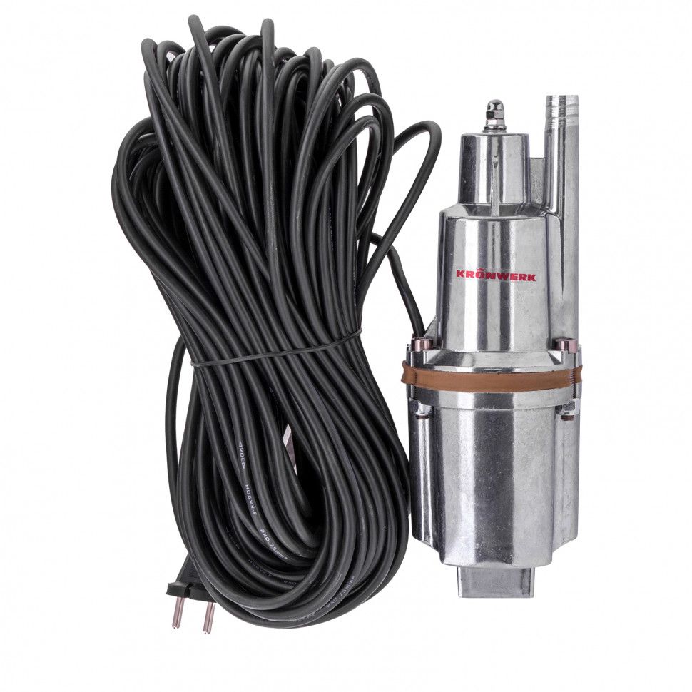 Вибрационный насос KVP300-40, 1080 л/ч, подъем 70 м, кабель 40 метров Kronwerk