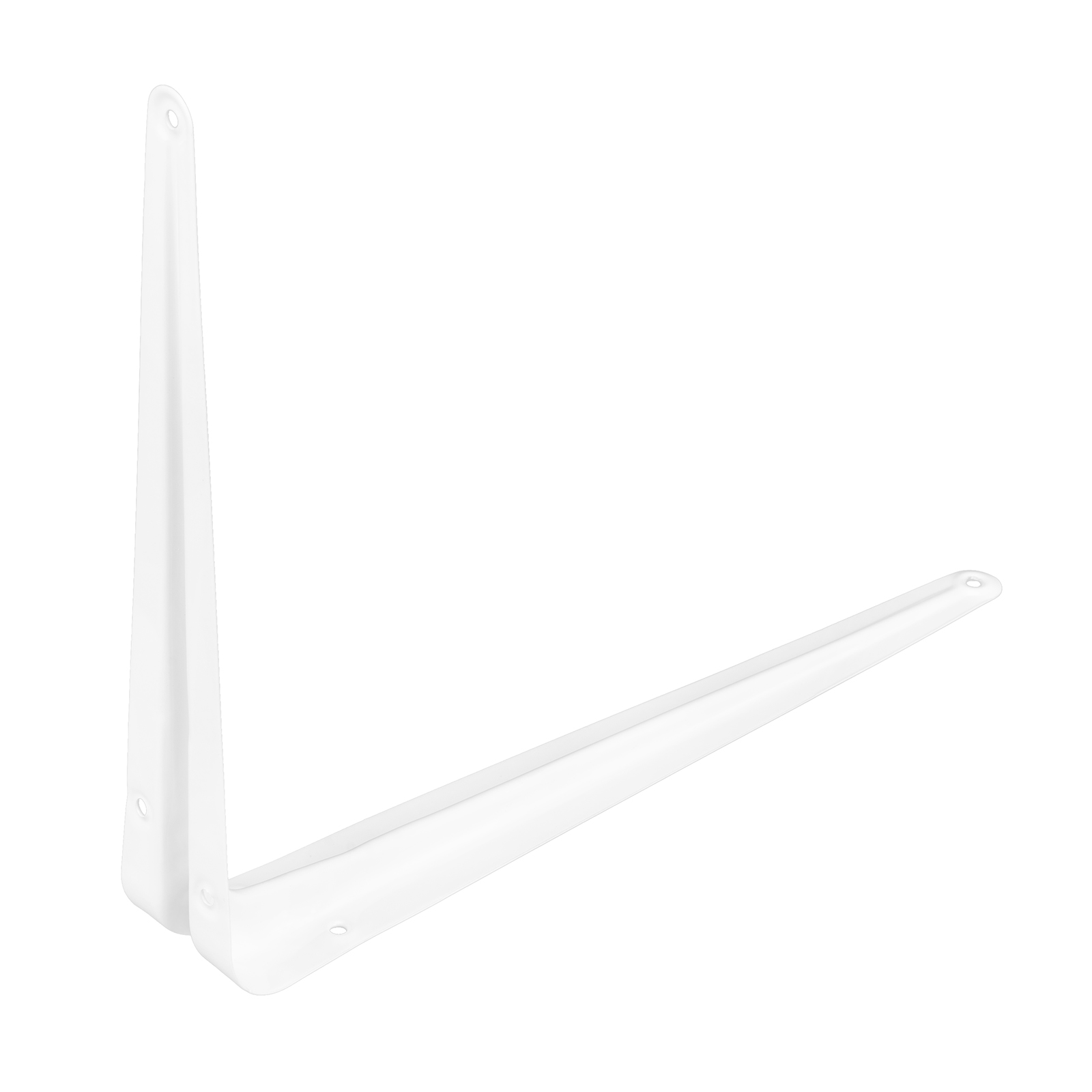 Кронштейн угловой с ребром, 250 х 300 мм, белый Сибртех