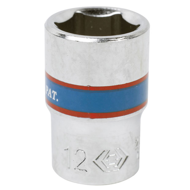 Головка торцевая стандартная шестигранная 1/4", 12 мм KING TONY 233512M