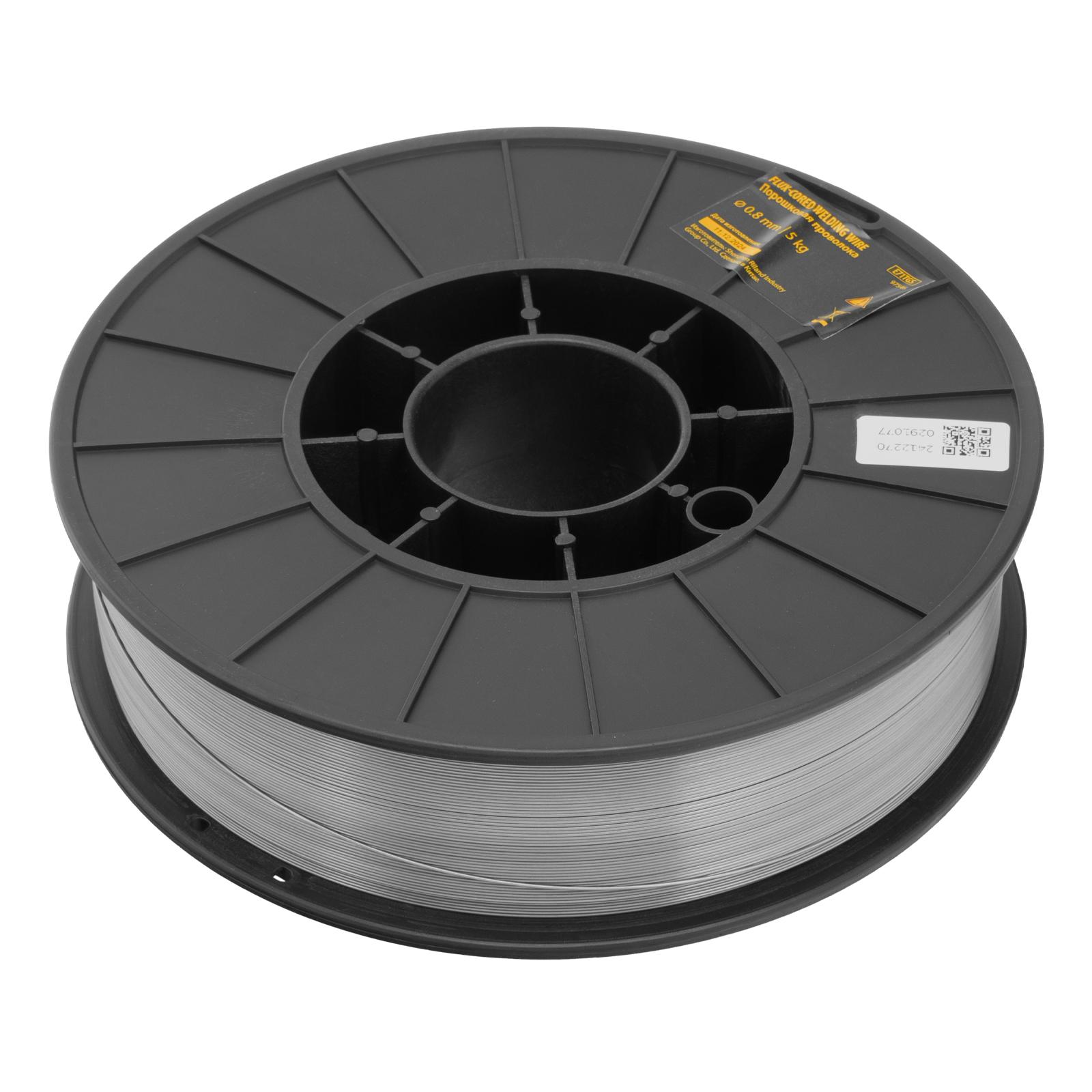 Порошковая проволока Е71TGS, диам. 0,8 мм, 5 кг, диам. катушки D200 Denzel