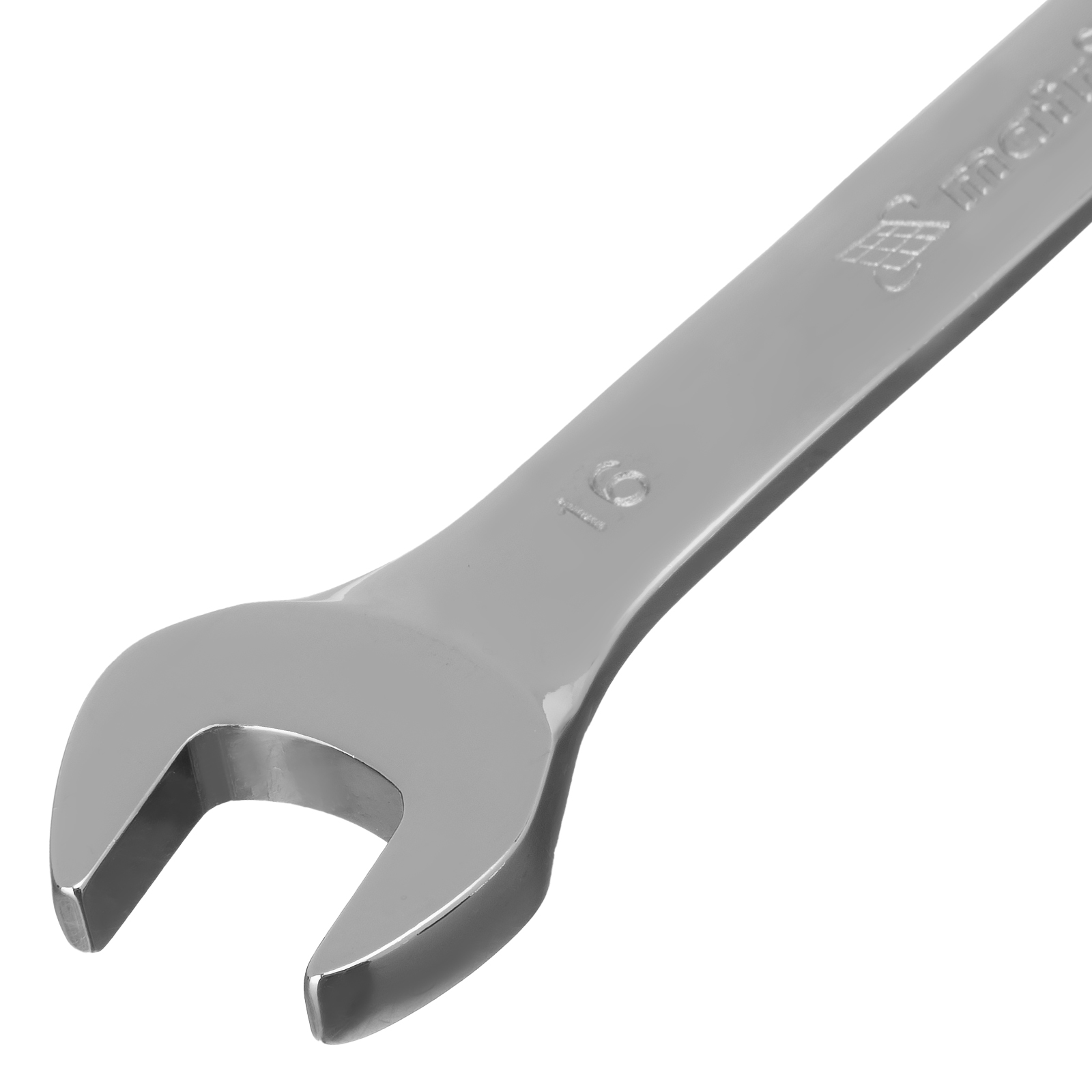 Ключ комбинированный трещоточный, 16 мм, CrV, зеркальный хром Matrix Professional