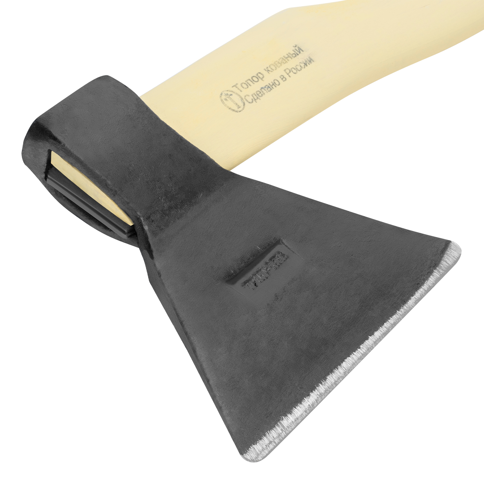 Топор кованный, в сборе, 1400/1650 г, деревянное топорище, 500 мм, Б3