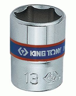 Головка торцевая стандартная шестигранная 1/4", 10 мм KING TONY 233510M