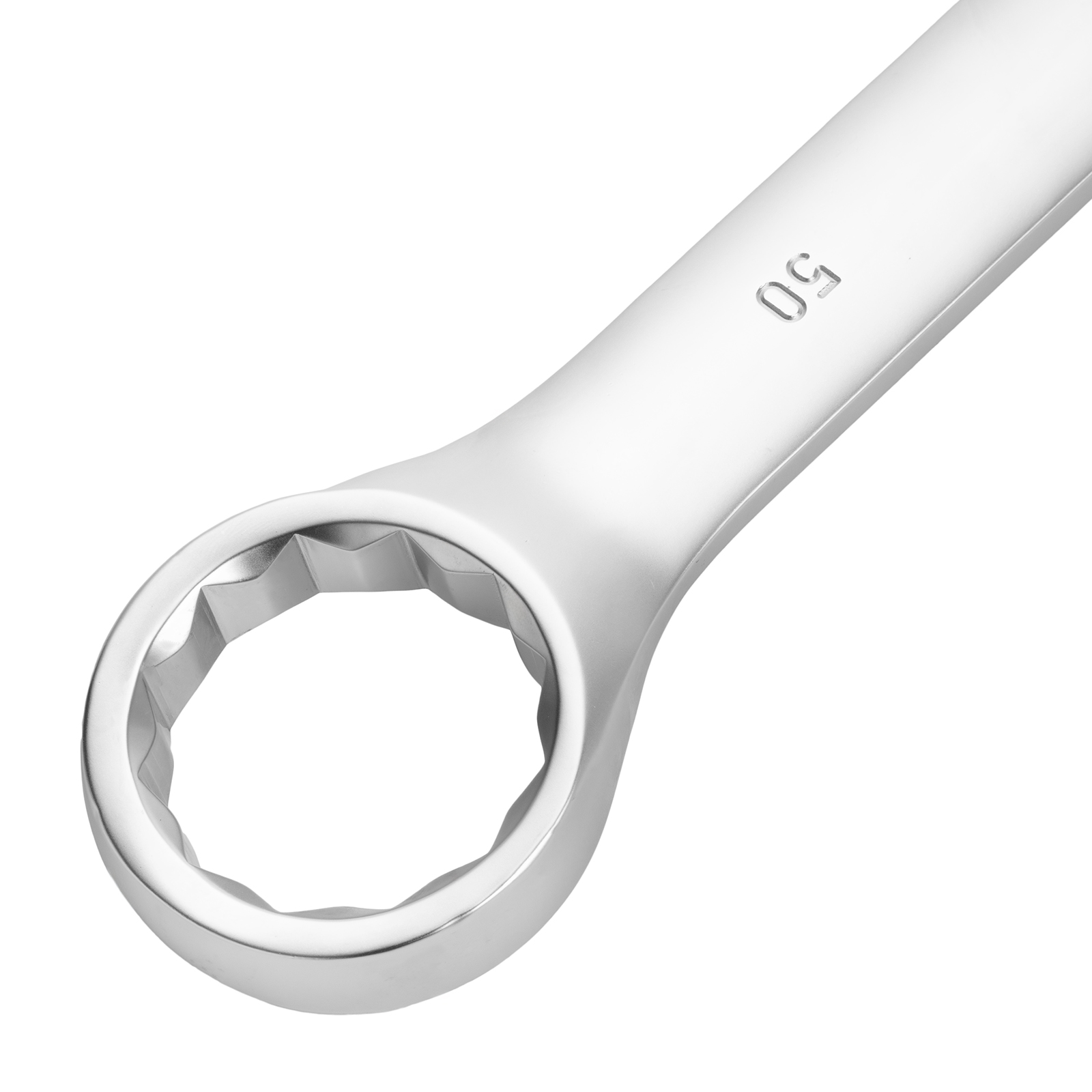 Ключ комбинированный 50мм, никелированный Сибртех