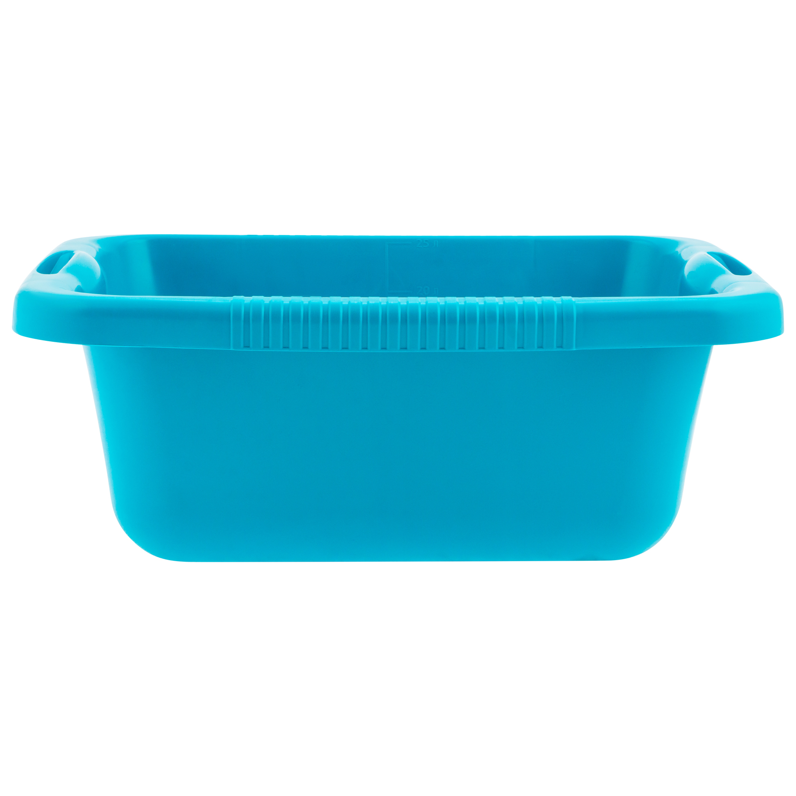 Таз пластмассовый прямоугольный 25 л, бирюзовый, Home Palisad