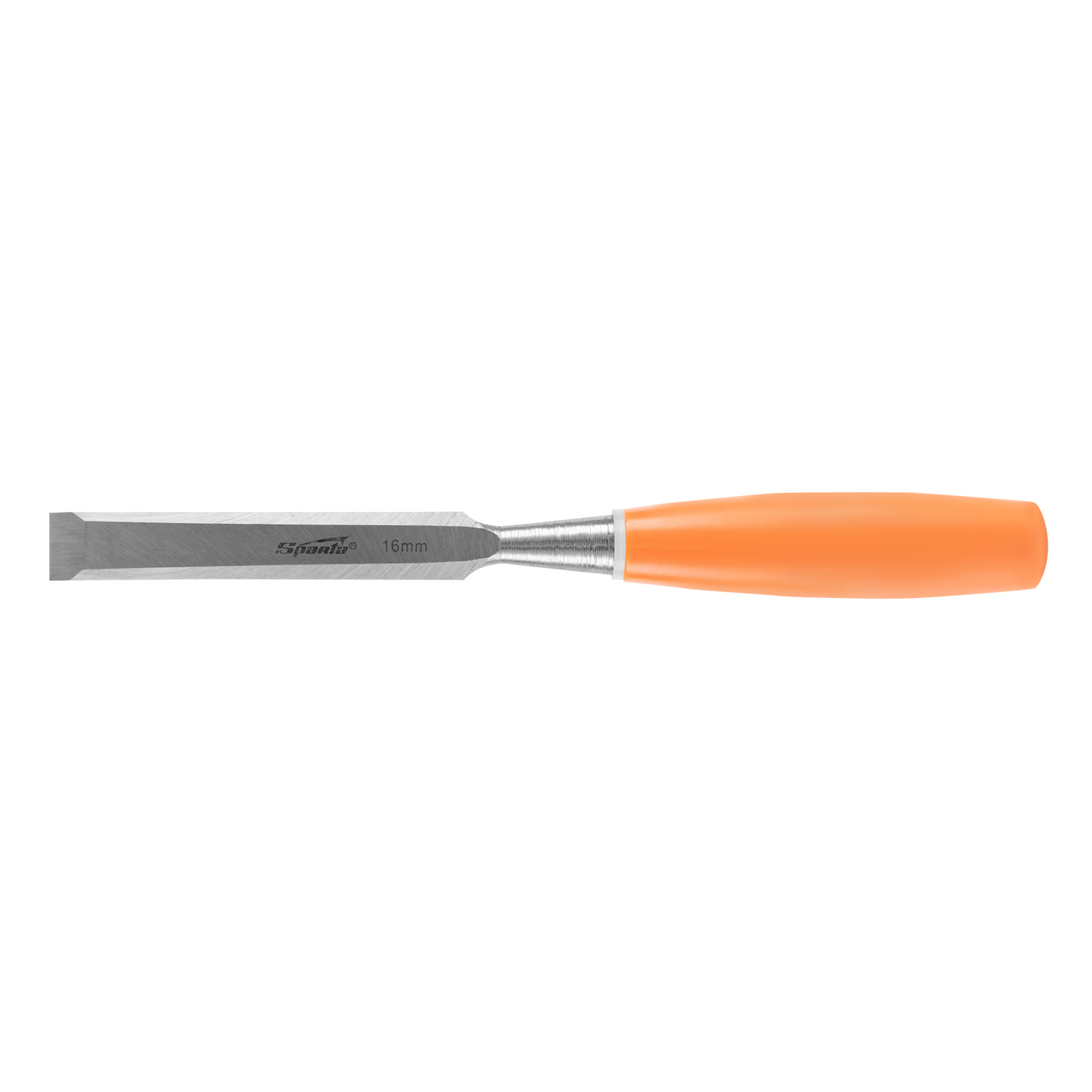 Стамеска, 16 мм, плоская, пластиковая рукоятка Sparta