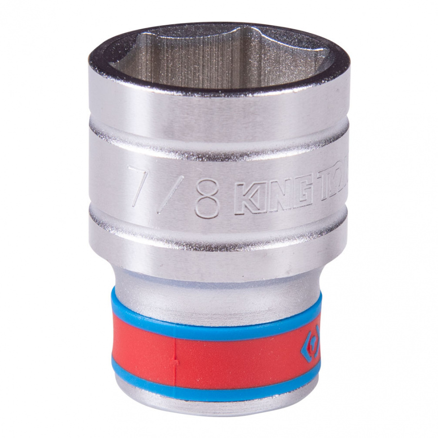 Головка торцевая стандартная шестигранная 1/2", 7/8", дюймовая KING TONY 433528S