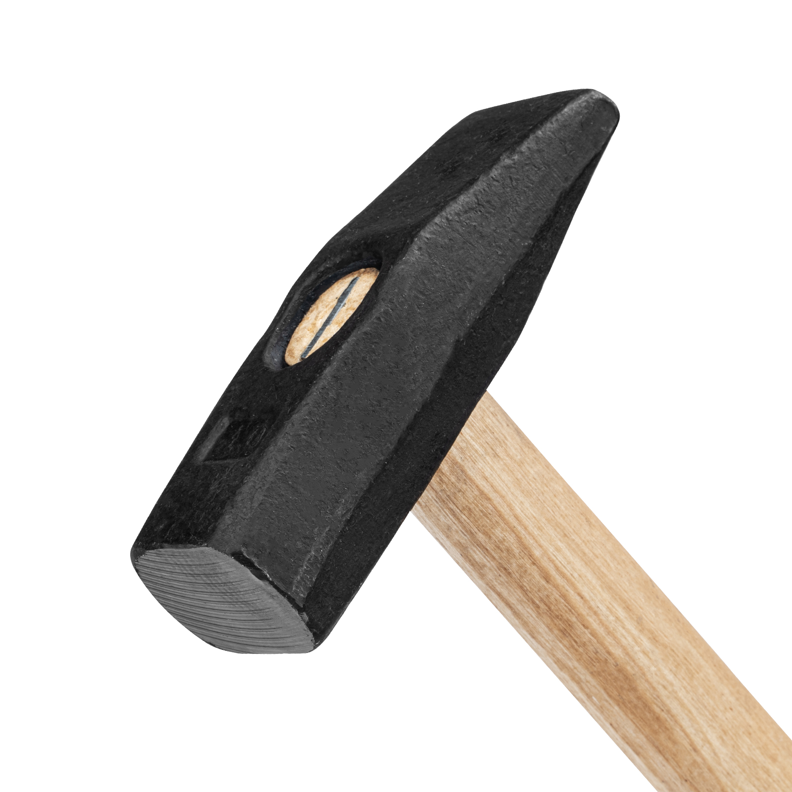 Молоток слесарный, 1000 г, квадратный боек, деревянная рукоятка