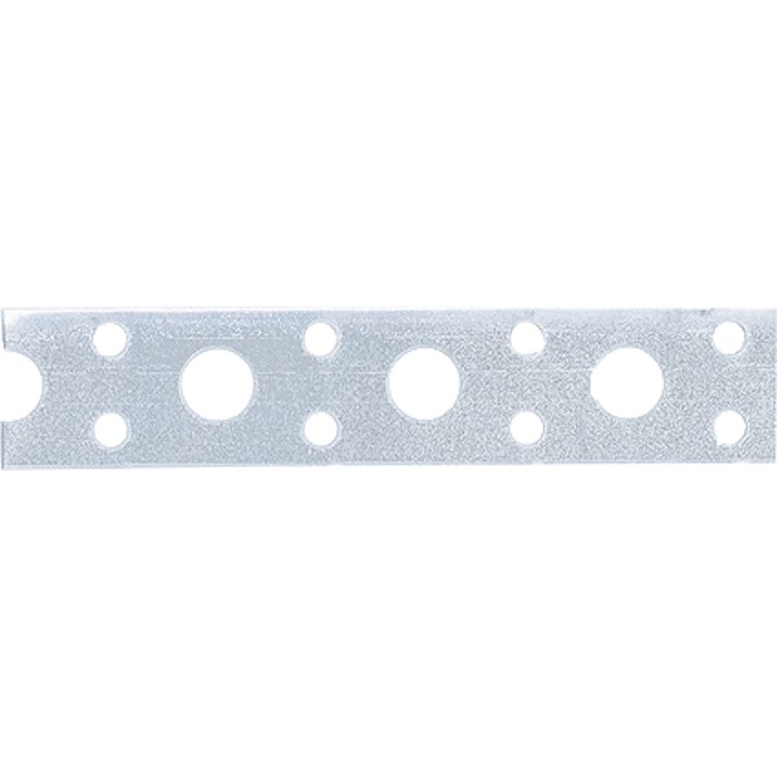 Лента перфорированная, вентиляционная, прямая, 0.55 мм, LP, V 2 см х 25 м, цинк Сибртех