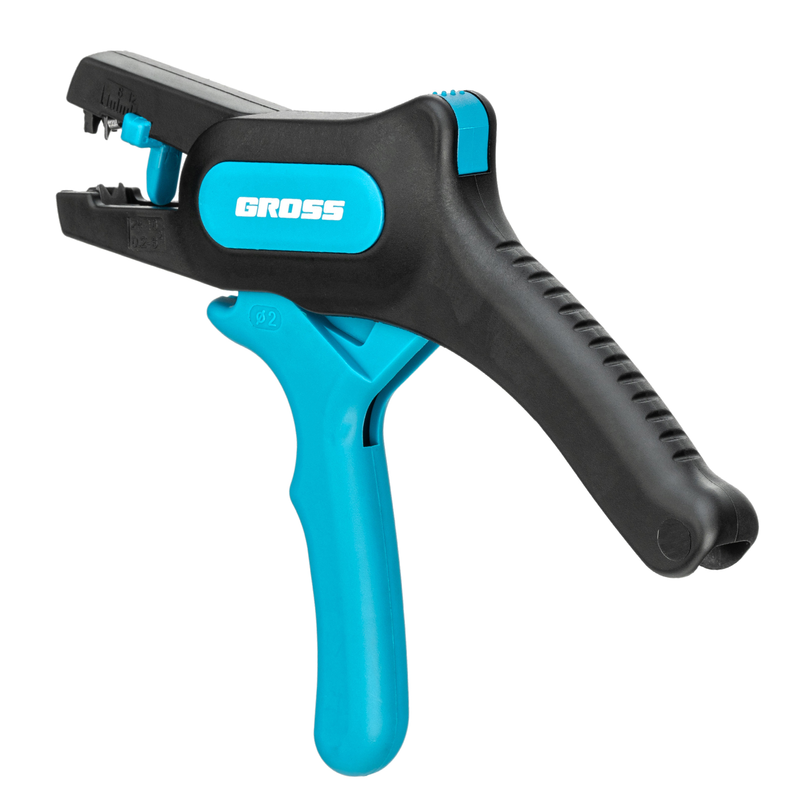 Щипцы для зачистки электропроводов 0.2-6 мм2 (10-24 AWG) лезвие: нержавеющая сталь Gross