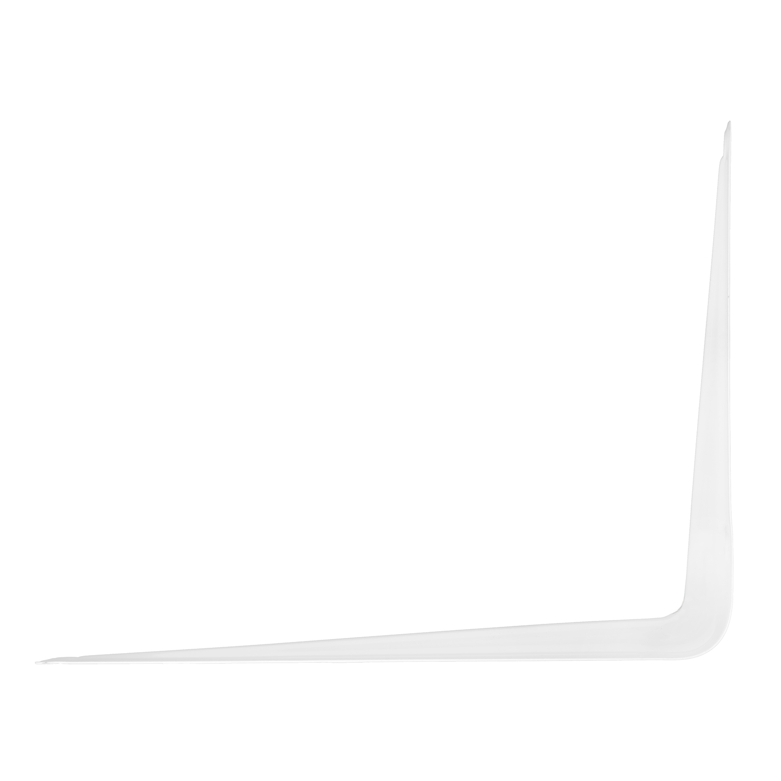 Кронштейн угловой с ребром, 175 х 225 мм, белый Сибртех