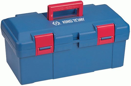 Ящик инструментальный, 445x240x206 мм, 2 отсека, полипропилен KING TONY 87407