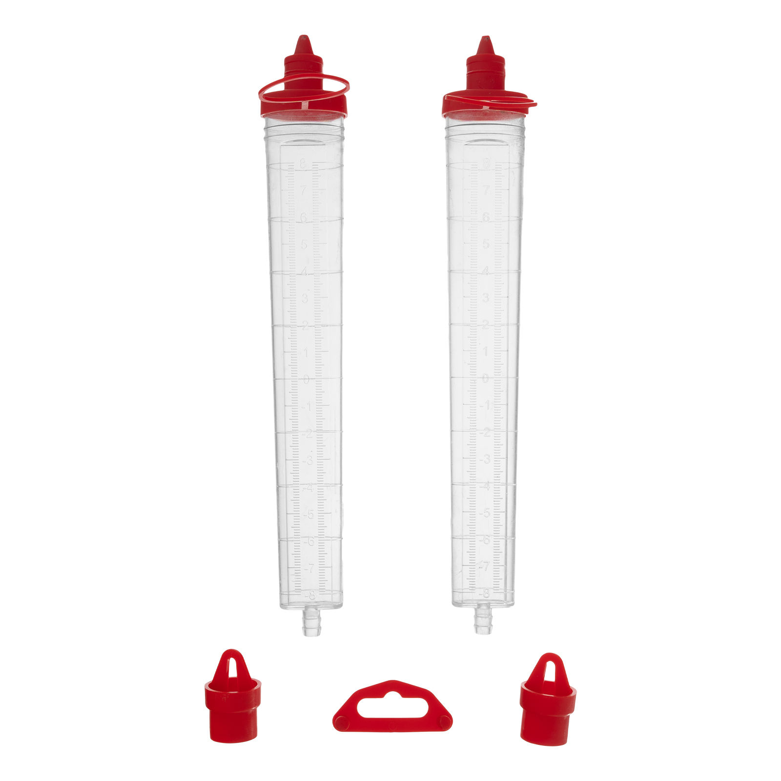 Гидроуровень,удлиненная колба, рельефная градуировка, 7м Matrix