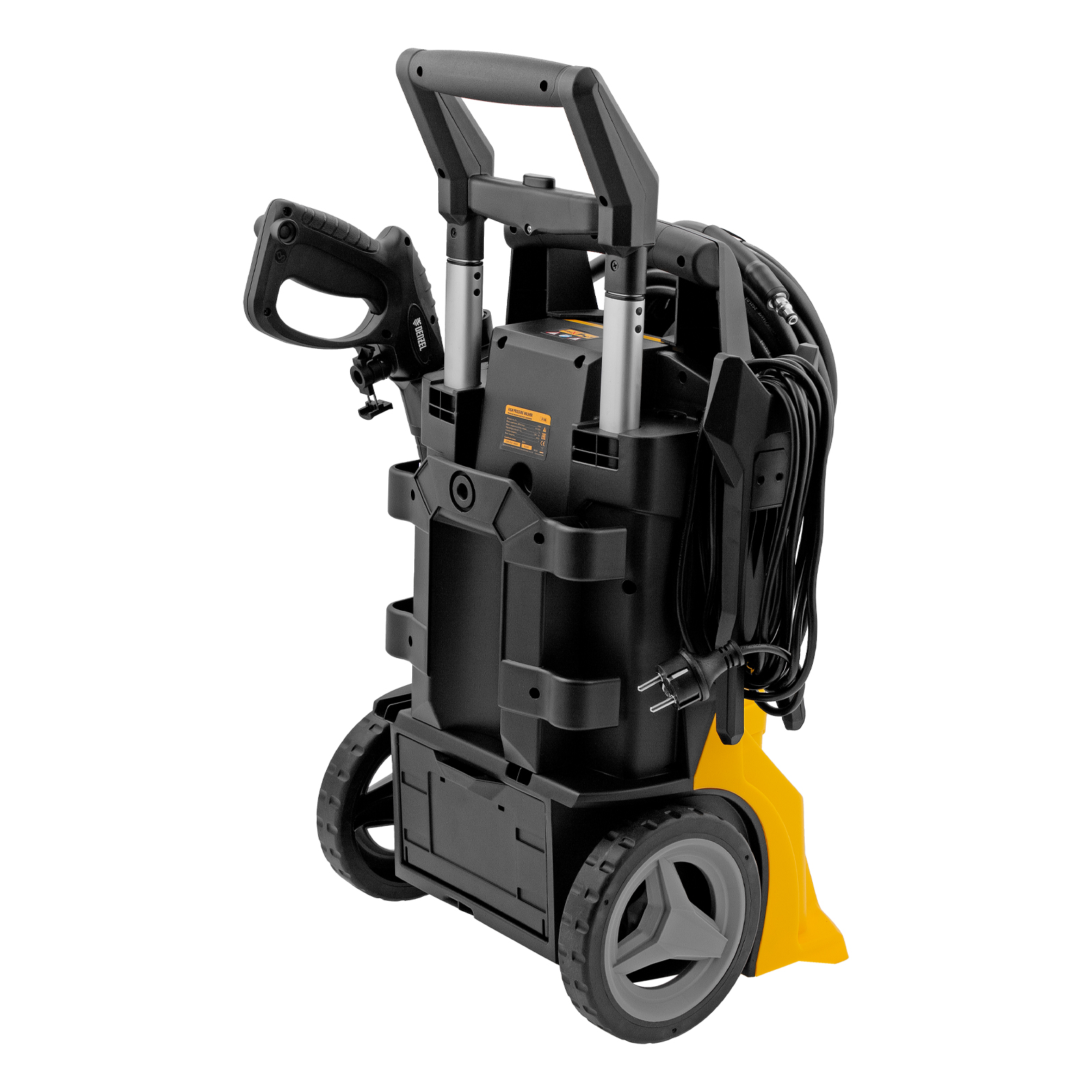 Моечная машина высокого давления R-180i, 2400 Вт, 180 бар, 7.5 л/мин, асинхронный двигатель Denzel