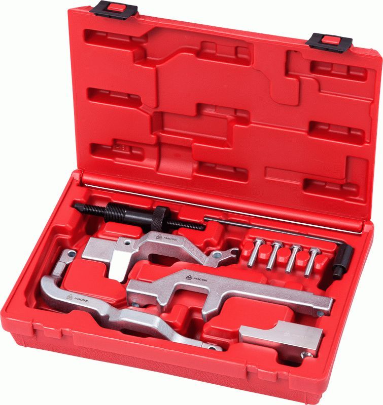 Набор фиксаторов распредвала / коленвала, PSA / MINI, кейс, 10 предметов МАСТАК 103-21207C