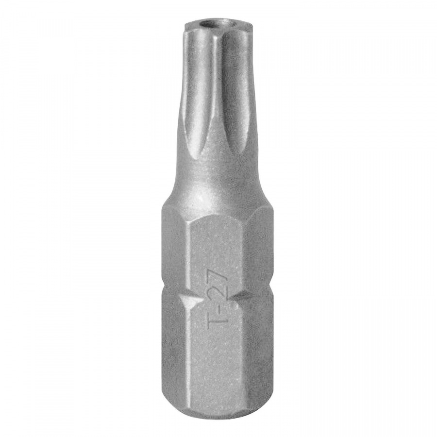 Вставка (бита) торцевая 1/4", Torx, T27, L = 25, с отверстием KING TONY 102527U