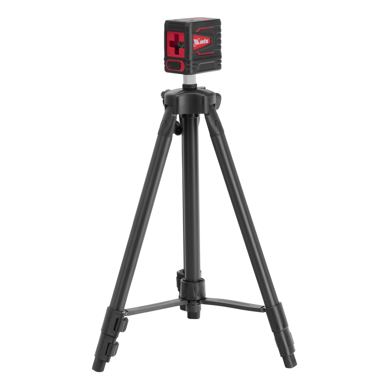 Лазерный уровень QBC RED Pro SET, 10 м, красный луч, батарейки, штатив MTX