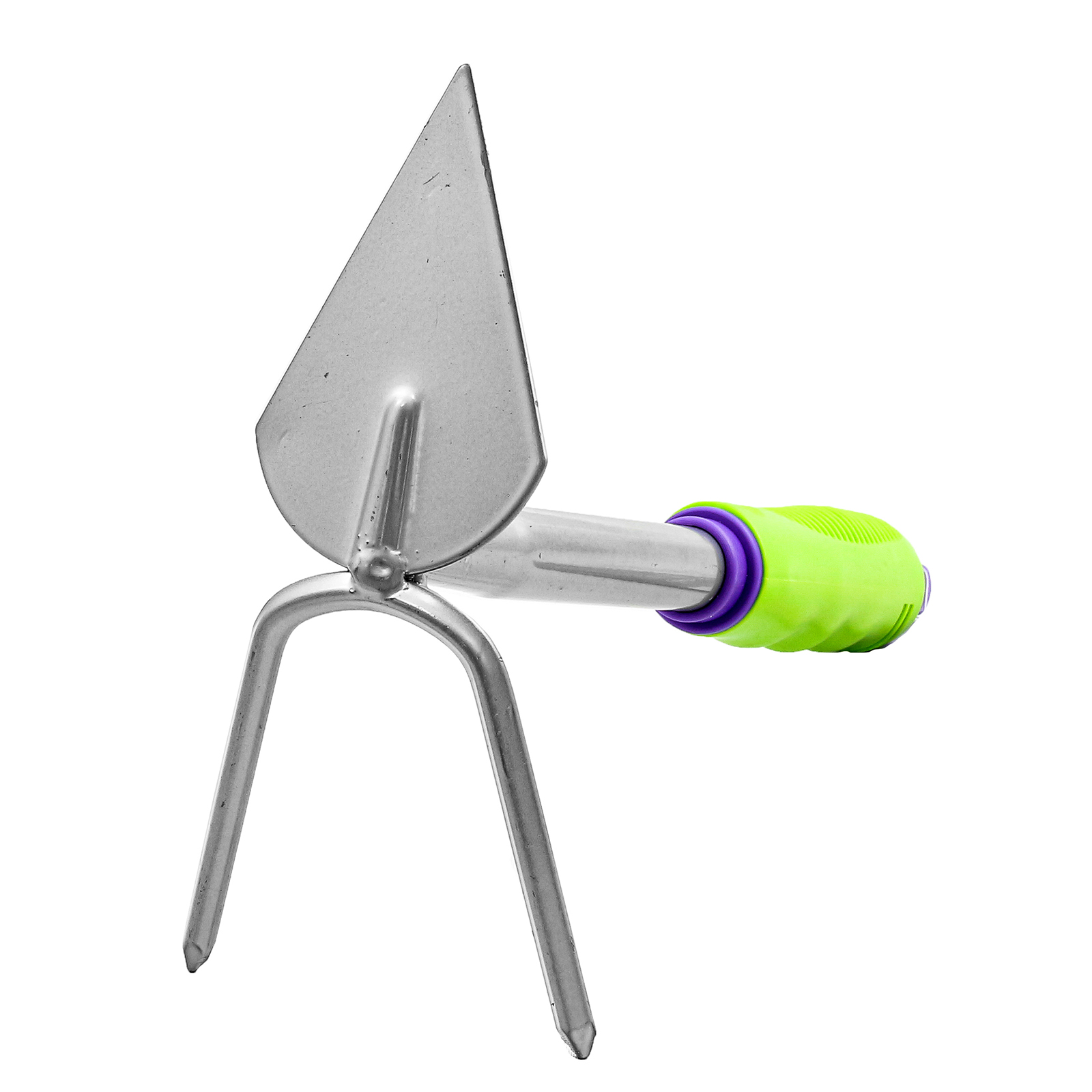 Мотыжка комбинированная 2-зубая, 85 х 190 х 275 мм, стальная, обрез. рукоятка Palisad