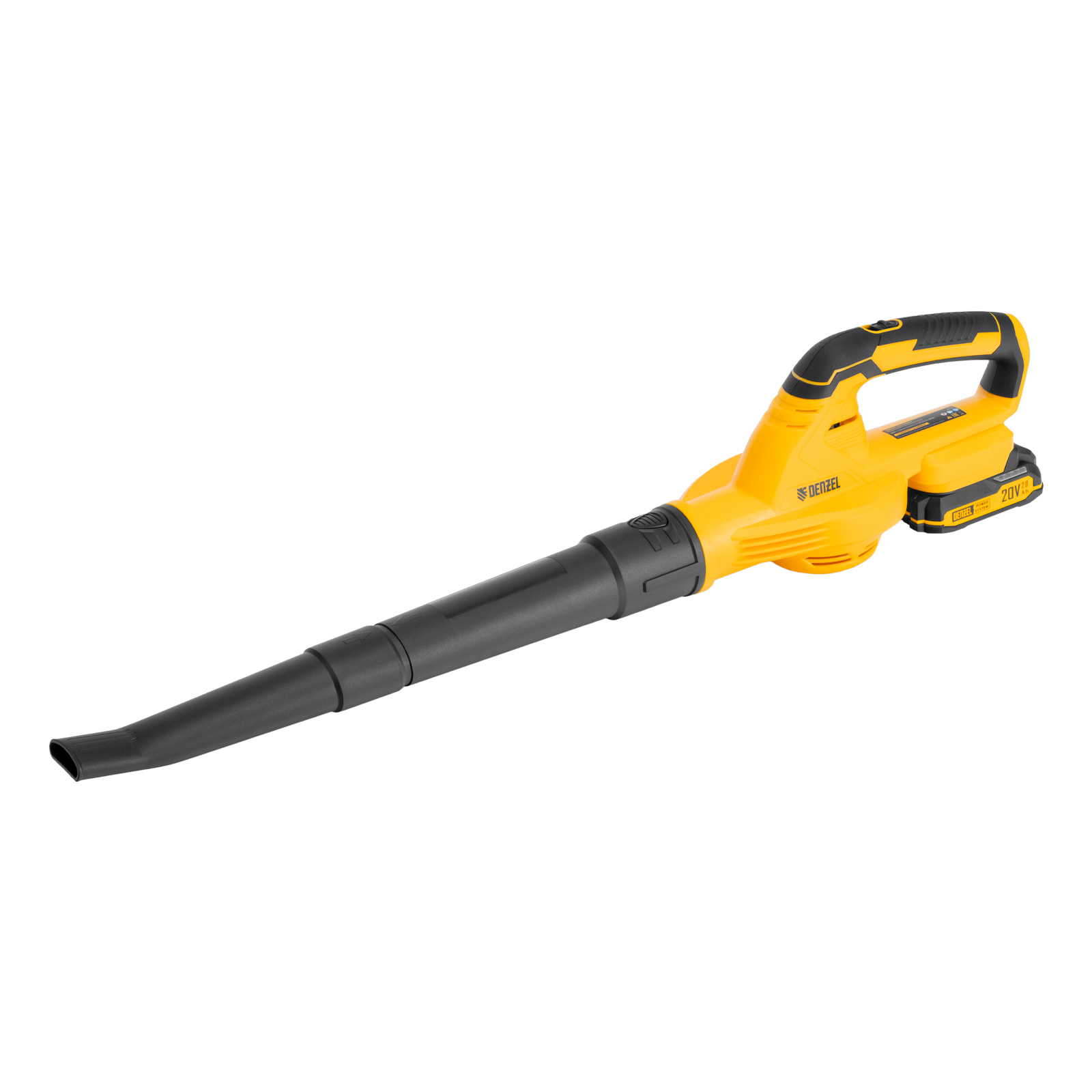 Воздуходувка аккумуляторная, AB-500, 60 м/с, 500 м3/ч, Li-Ion, 20 В Denzel