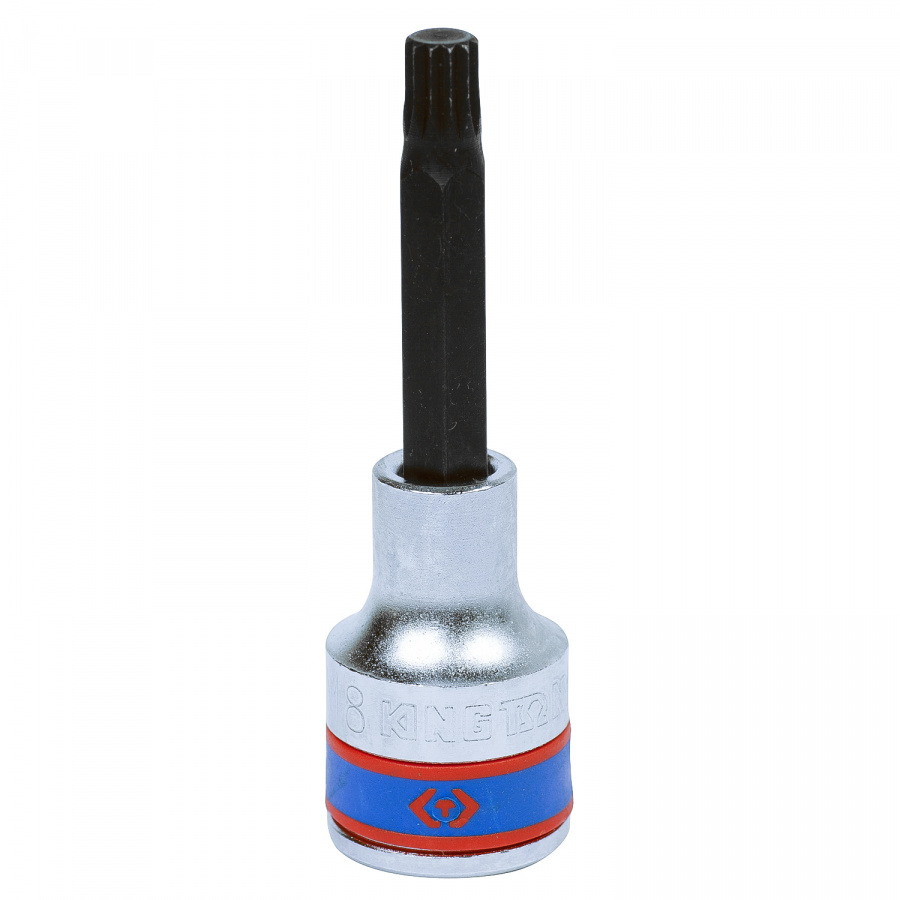 Насадка (бита) торцевая 1/2", Spline, M8, L = 80 мм KING TONY 403608