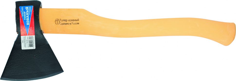 Топор кованный, в сборе, 700/900 г, деревянное топорище, 400 мм, А-0
