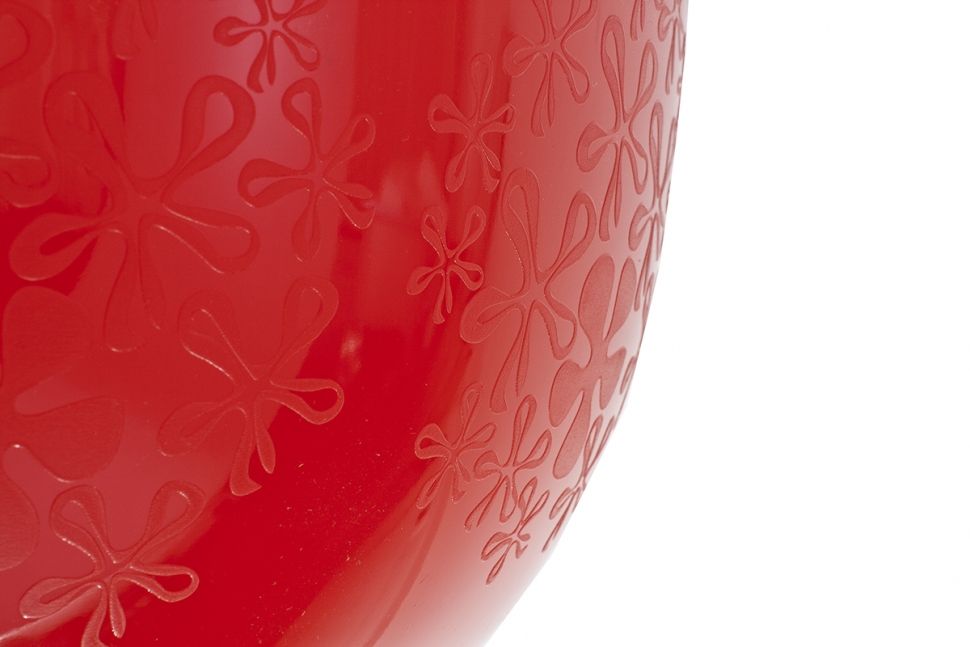 Таз пластмассовый круглый 18 л, красный, Россия Elfe