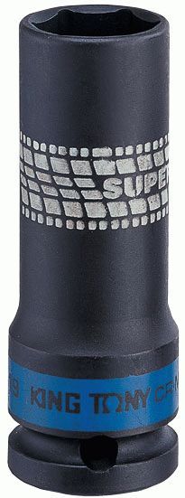 Головка торцевая ударная глубокая 1/2", 21 мм, тонкостенная KING TONY 441521M