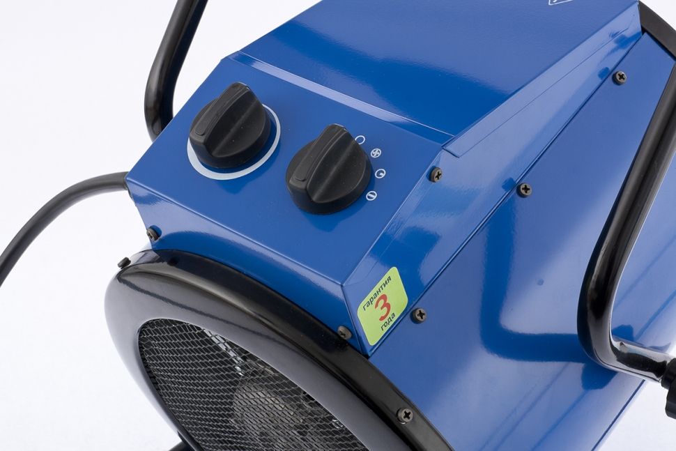 Тепловая пушка ТВ-9 (тепловентилятор) 380 В, 3 режима, вентилятор, 4500-9000 Вт Сибртех