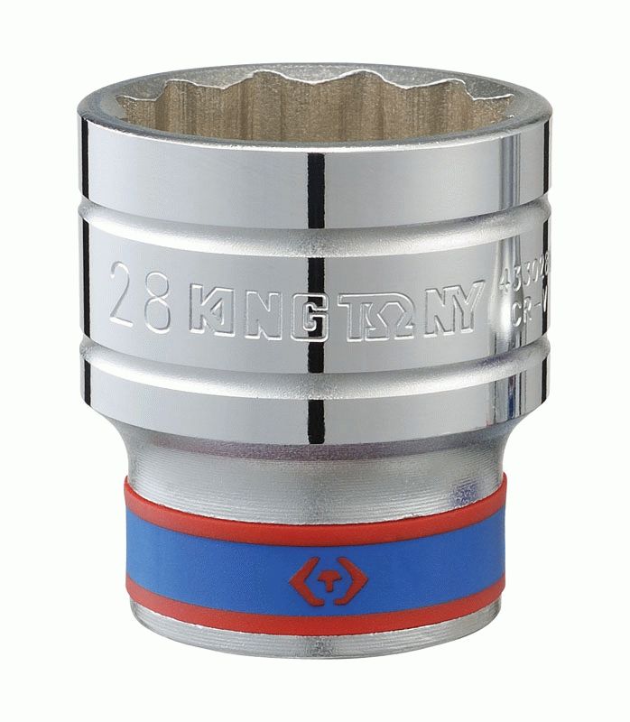 Головка торцевая стандартная двенадцатигранная 1/2", 9 мм KING TONY 433009M