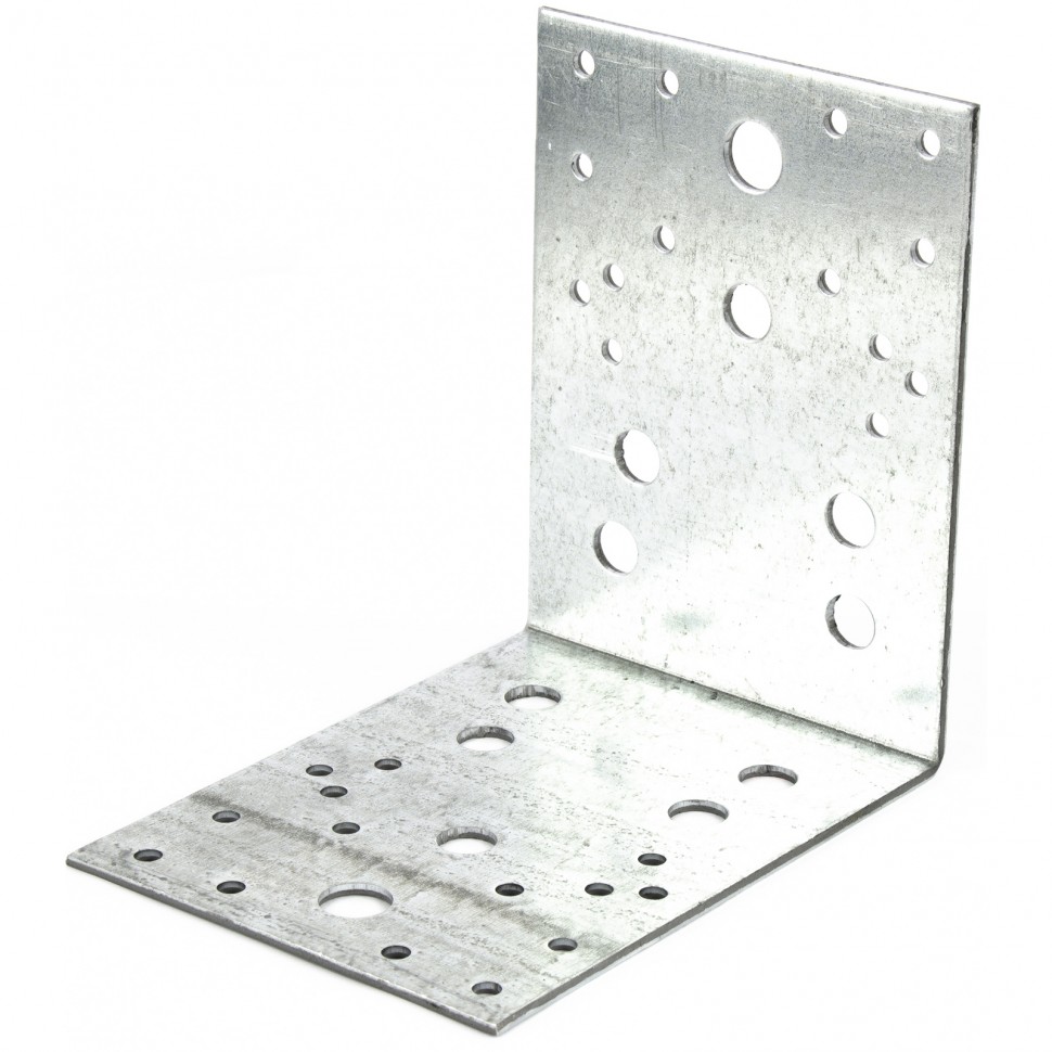 Крепежный уголок 2.5 мм, КU 130 x 130 x 100 мм Сибртех