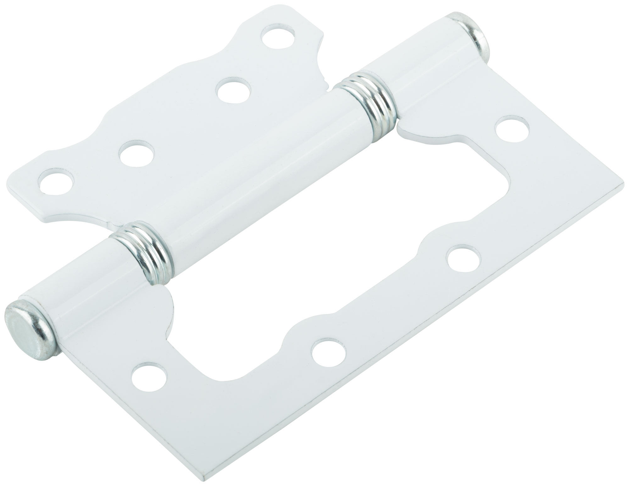 Петля дверная универсальная (без врезки) ПНУ-100 полимер ( белая )