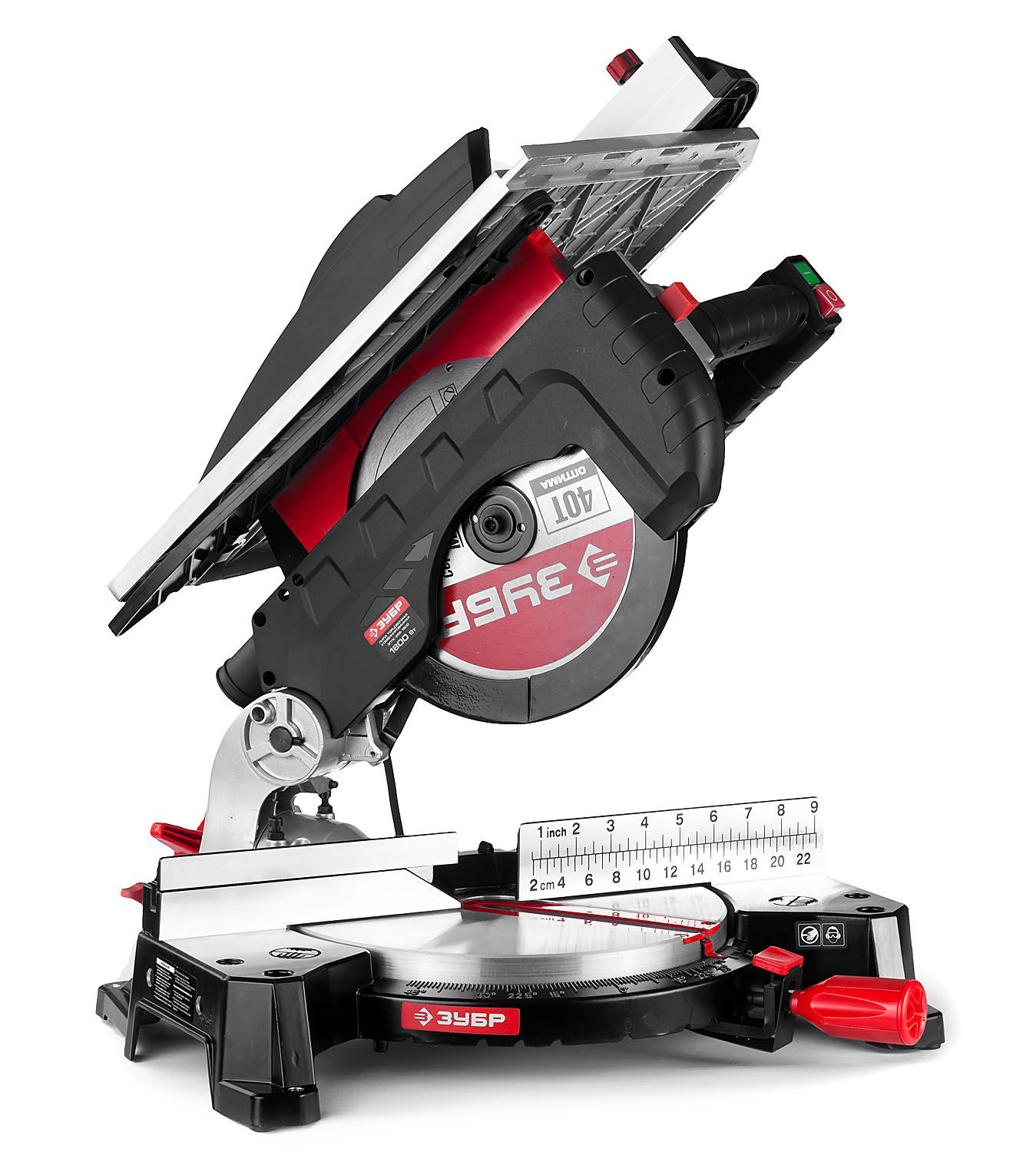 ЗУБР  ЗПТК-255-1800 пила торцовочная комбинированная, d 250 х 30 мм, 1800 Вт